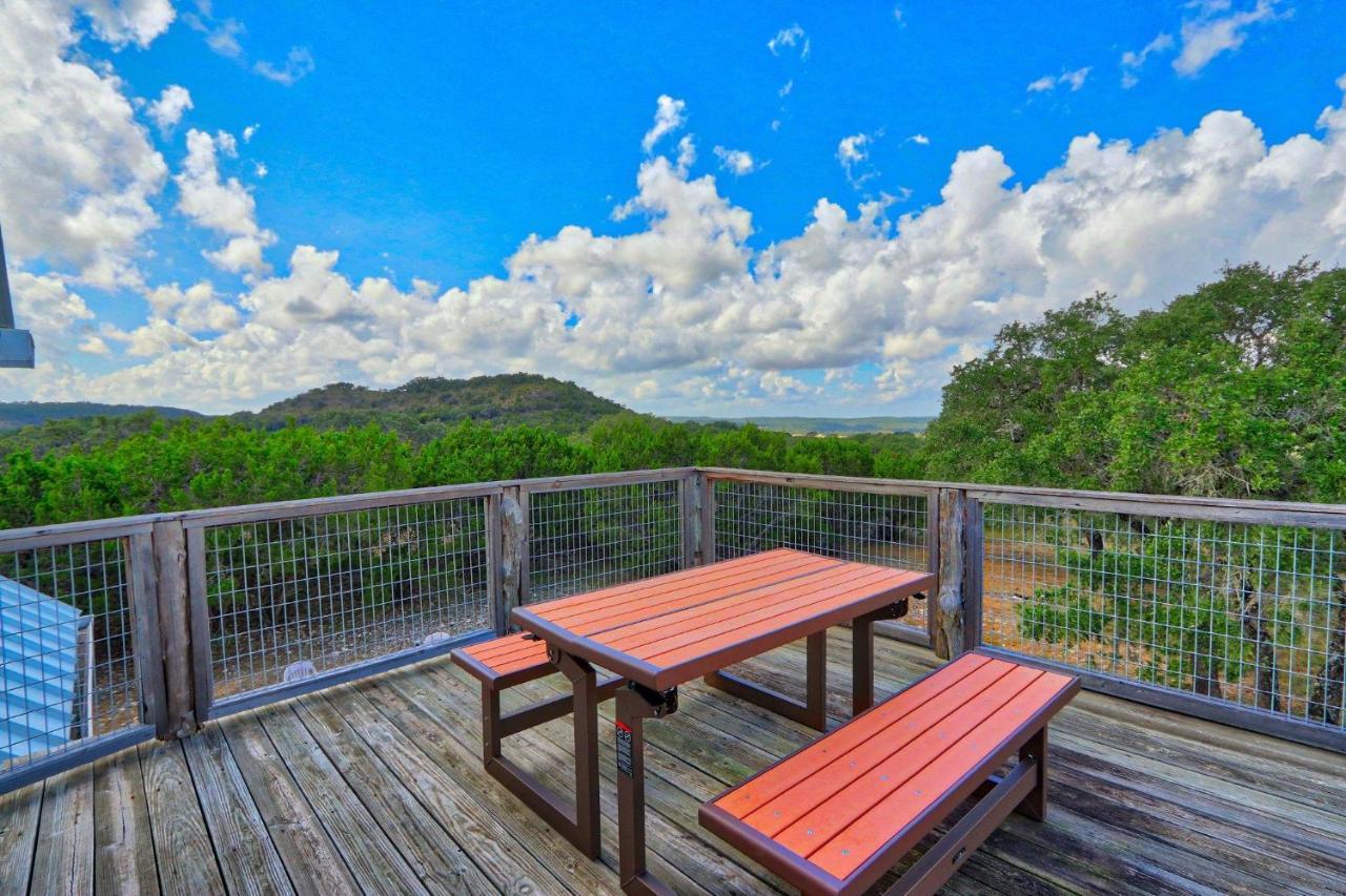 Log Cabin At Old Glory Ranch Wimberley Exterior photo