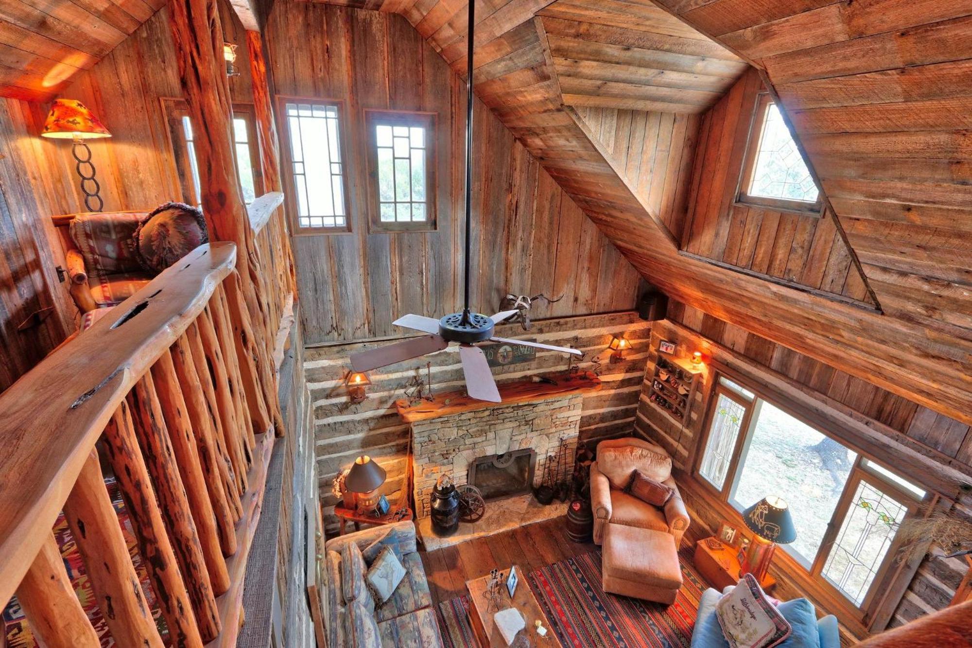 Log Cabin At Old Glory Ranch Wimberley Exterior photo