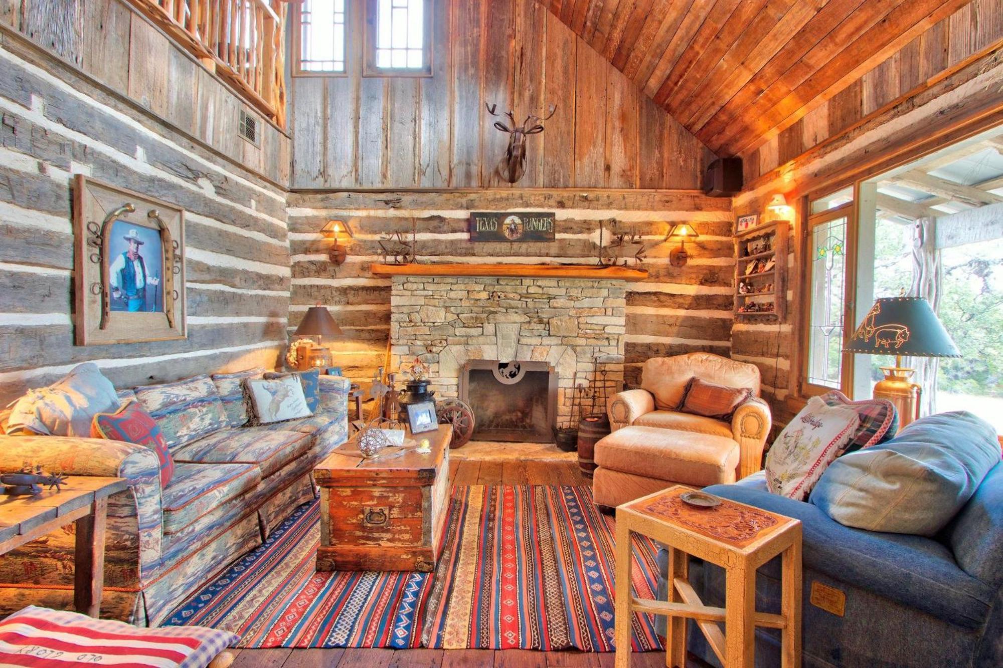 Log Cabin At Old Glory Ranch Wimberley Exterior photo