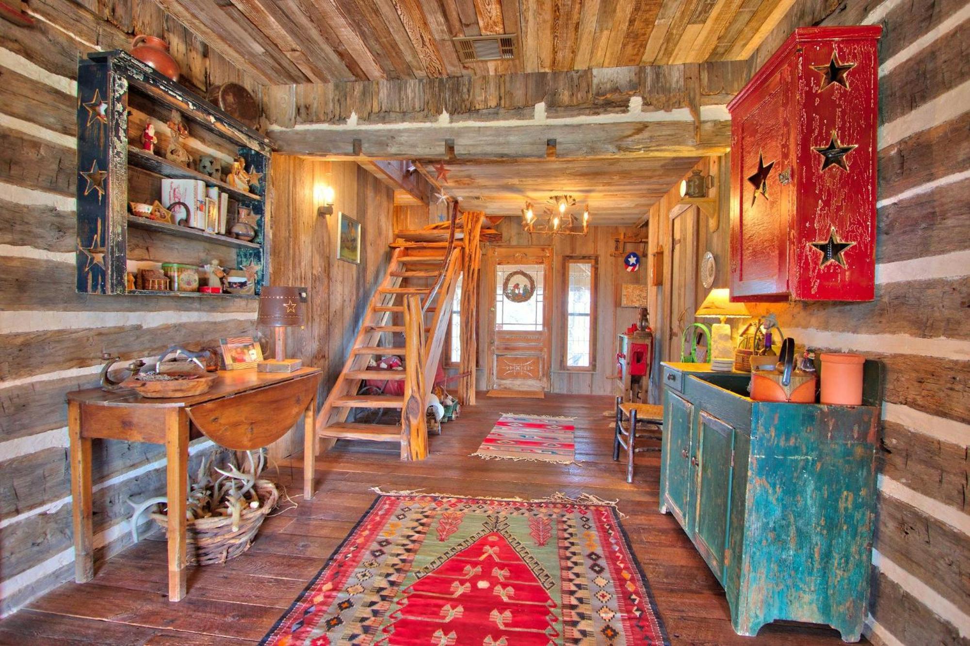 Log Cabin At Old Glory Ranch Wimberley Exterior photo