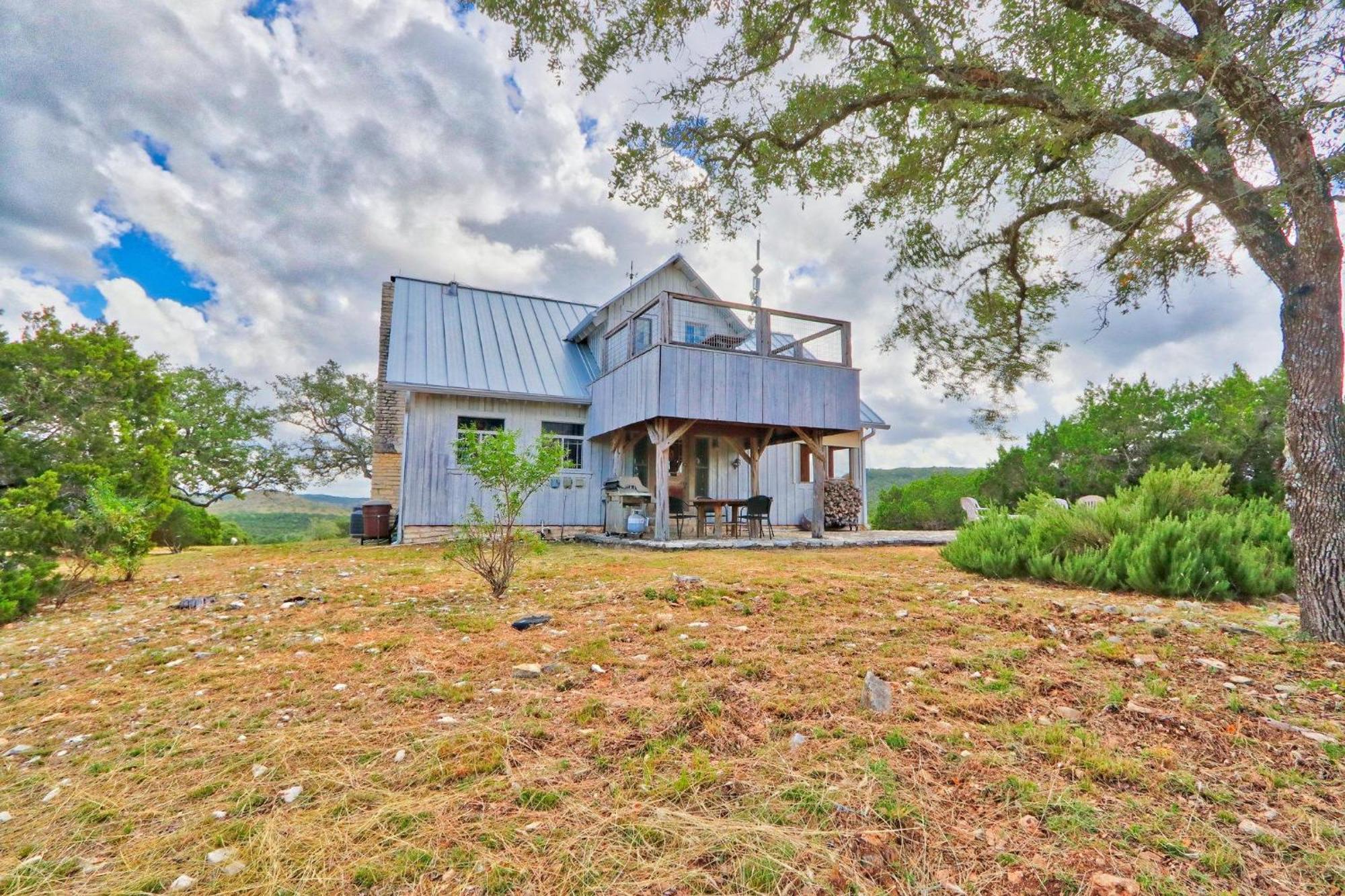 Log Cabin At Old Glory Ranch Wimberley Exterior photo